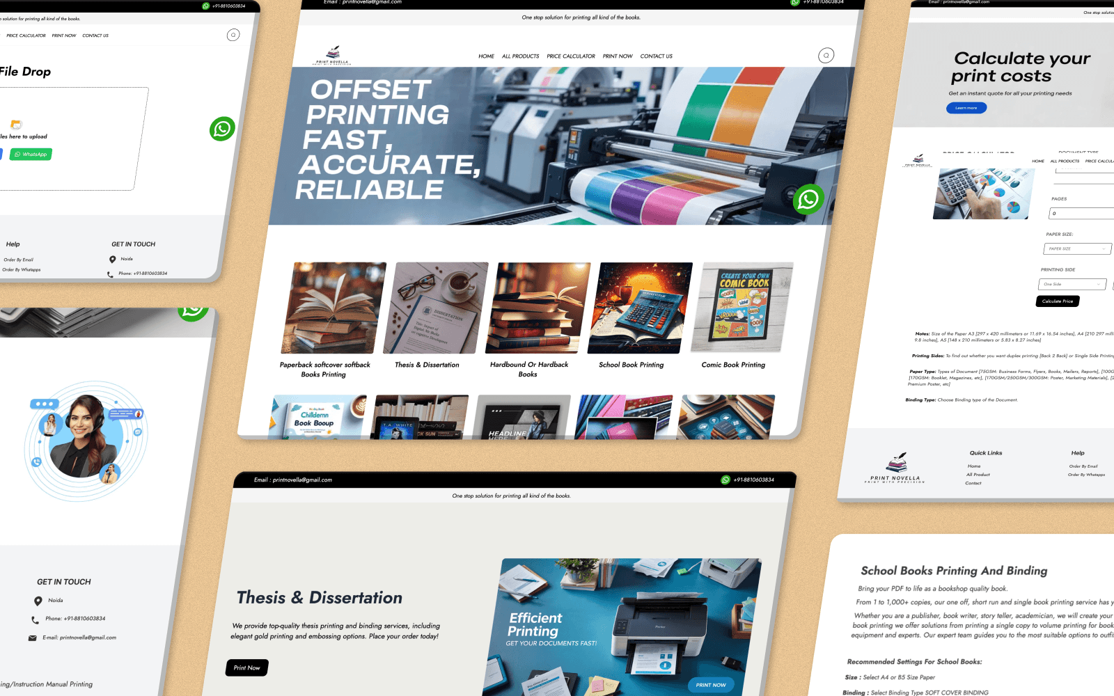 Full-Stack Website Development for Print Novella Publishing Platform